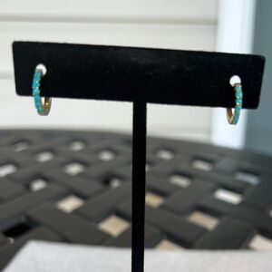 Jennifer Meyer Turquoise Huggies